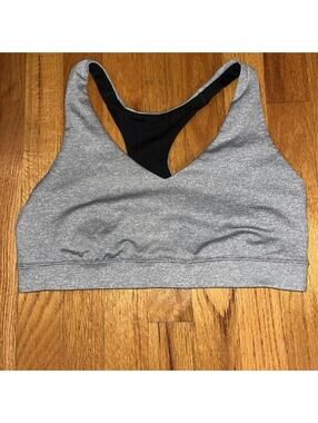 Tek Gear Women's Grey and Silver Bra